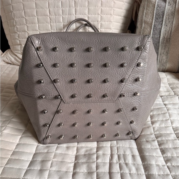 Alexander Wang Roxy Tote Gray Leather Stud - Picture 8 of 12